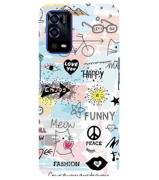 Love You Back Cover For  Oppo A53S 5G