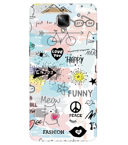 Love You Back Cover For  Oneplus 3/3T