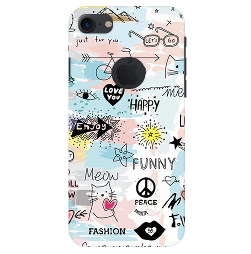 Love You Back Cover For  Apple Iphone 7 Logocut