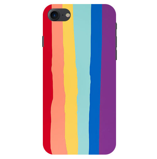 Rainbow Back Cover For Apple Iphone 8