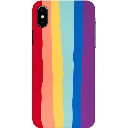 Rainbow Back Cover For Apple Iphone X