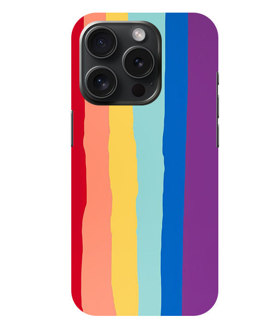 Rainbow Back Cover For Apple Iphone 15 Pro