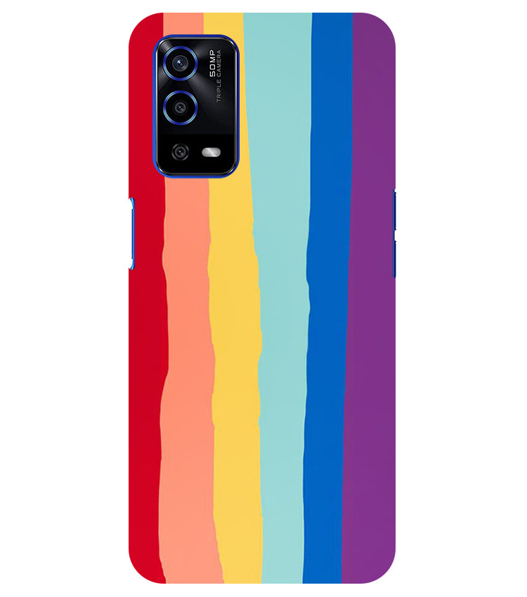 Rainbow Back Cover For Oppo A16