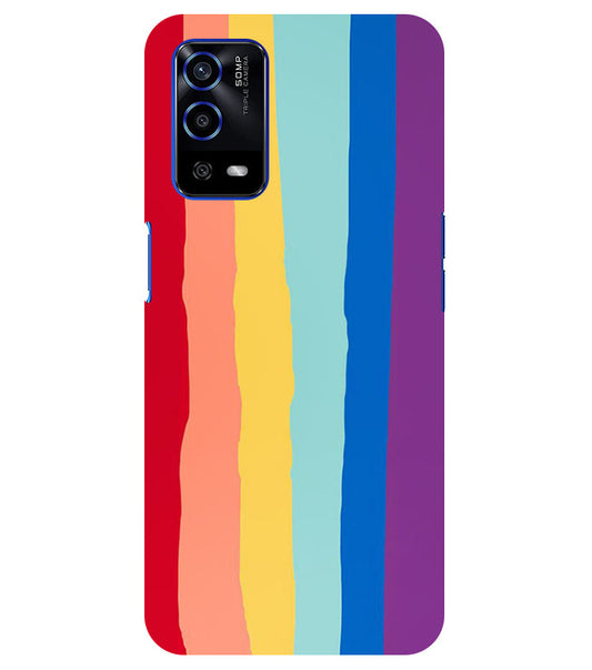 Rainbow Back Cover For Oppo A16