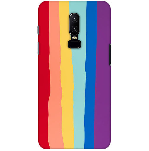 Rainbow Back Cover For Oneplus 6