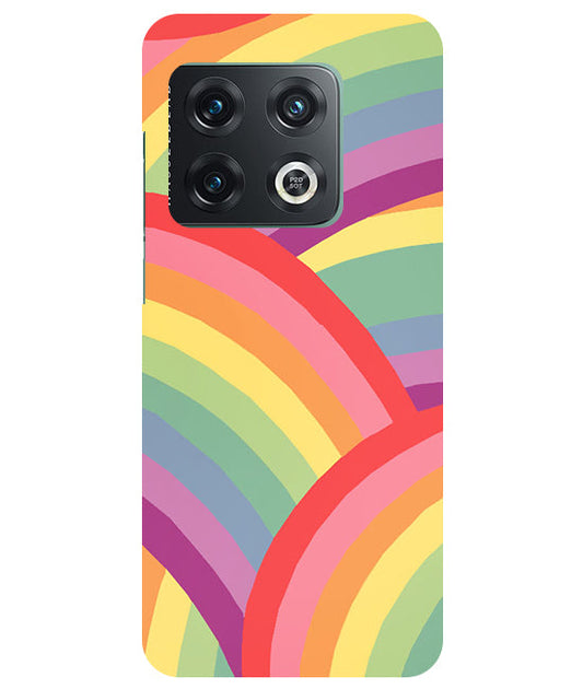 Rainbow Multicolor Back Cover For Oneplus 10 Pro 5G