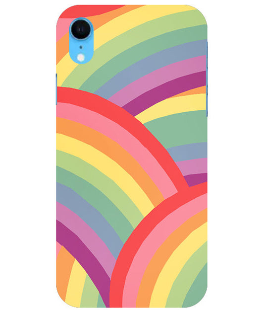 Rainbow Multicolor Back Cover For Apple Iphone Xr