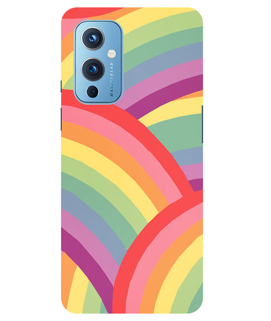 Rainbow Multicolor Back Cover For Oneplus 9