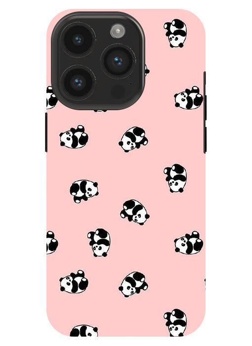 Cuties Panda Printed Back Cover For  Apple Iphone 14 Pro