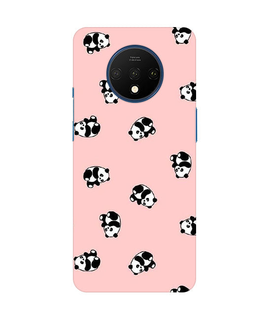 Cuties Panda Printed Back Cover For  Oneplus 7T