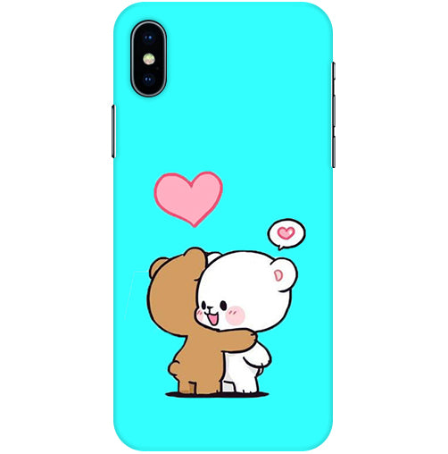 Love Panda Back Cover For  Apple Iphone X