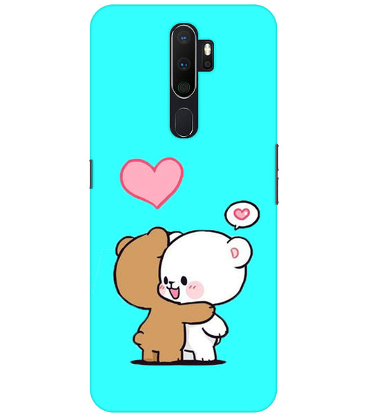 Love Panda Back Cover For  Oppo A5 2020