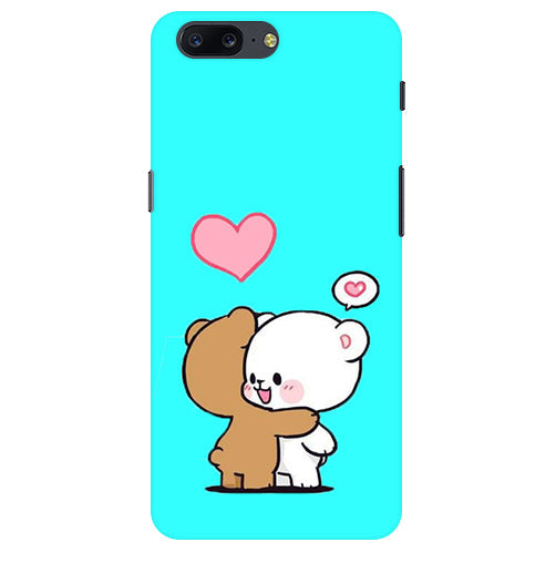 Love Panda Back Cover For  Oneplus 5