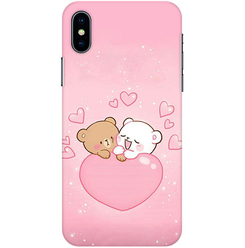 Smile Panda Back Cover For  Apple Iphone X