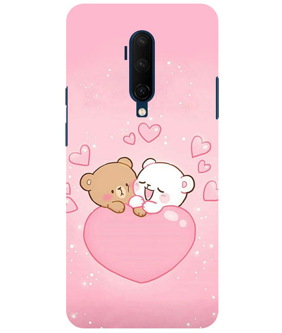 Smile Panda Back Cover For  Oneplus 7T Pro