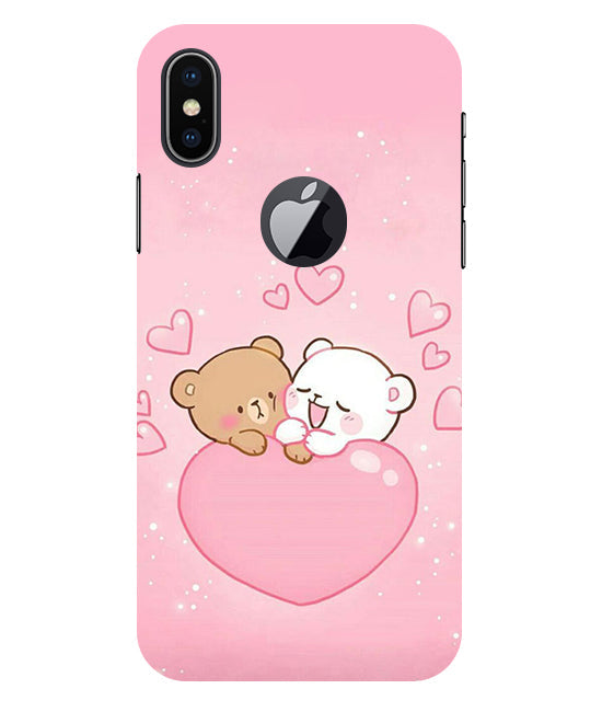 Smile Panda Back Cover For  Apple Iphone X Logocut