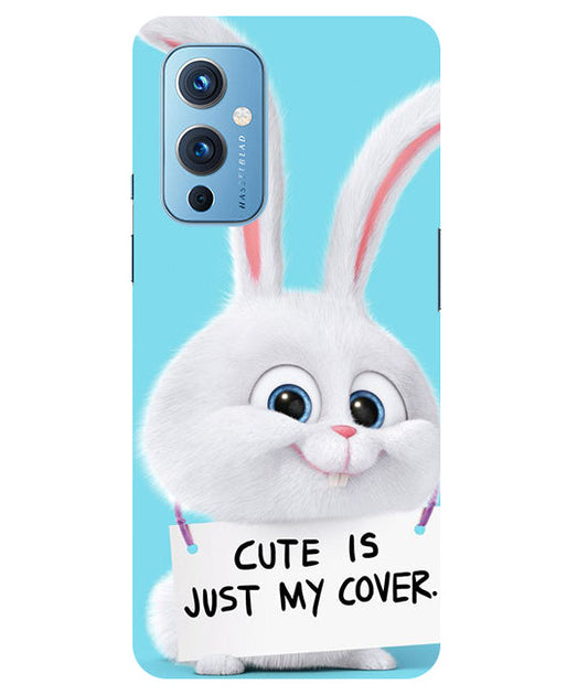 Cute is just my cover Back Cover For  Oneplus 9