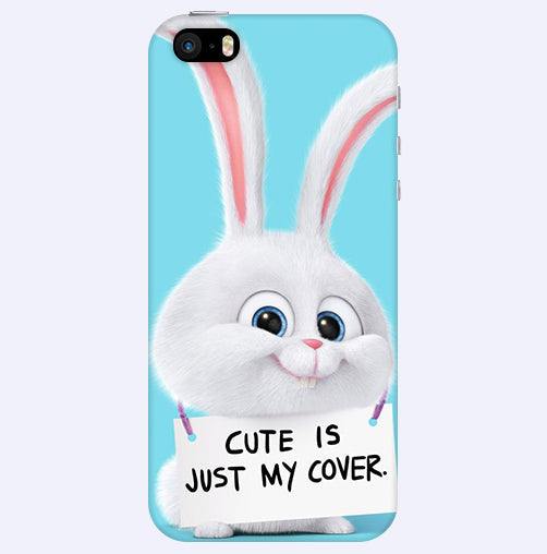 Cute is just my cover Back Cover For  Apple Iphone 5/5S