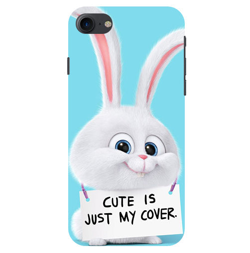 Cute is just my cover Back Cover For  Apple Iphone 8