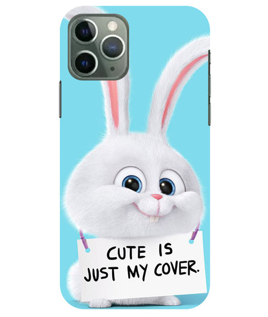 Cute is just my cover Back Cover For  Apple Iphone 11 Pro