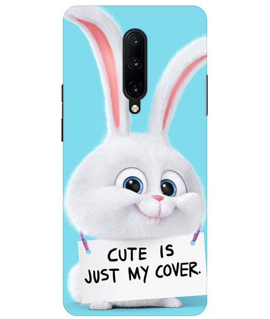 Cute is just my cover Back Cover For  OnePlus 7 Pro