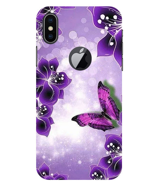 Butterfly Back Cover For Apple Iphone X Logocut