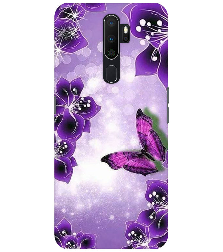 Butterfly Back Cover For Oppo A5 2020