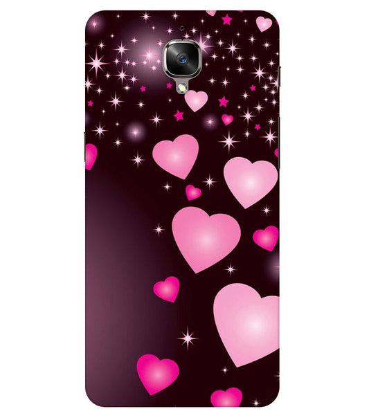 Heart Design Printed Back Cover For Oneplus 3/3T