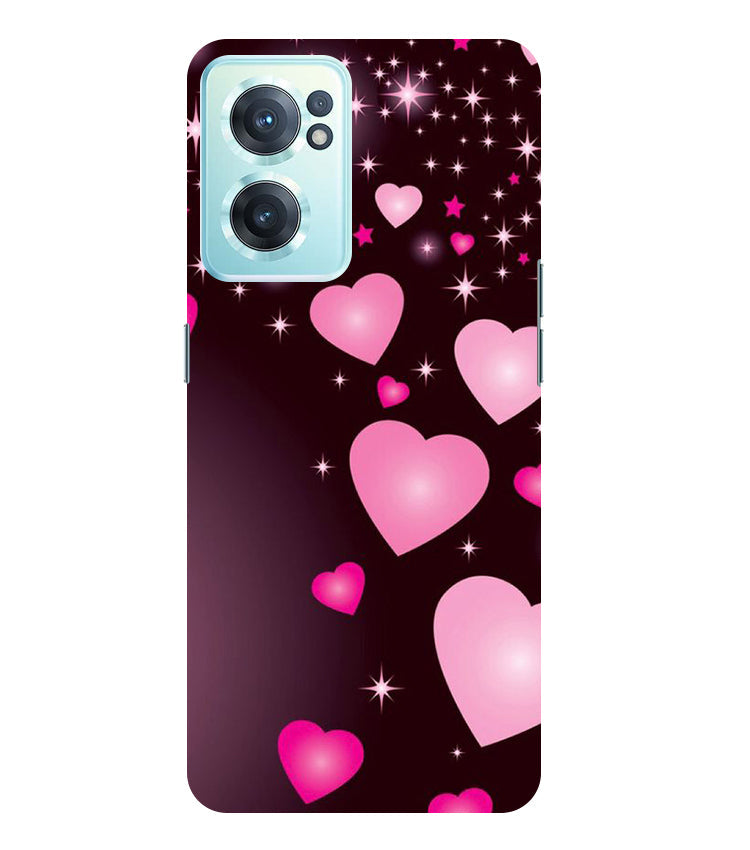 Heart Design Printed Back Cover For Oneplus Nord CE 2  5G