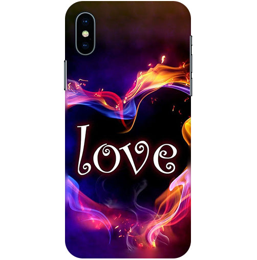 Love Back Cover For  Apple Iphone X