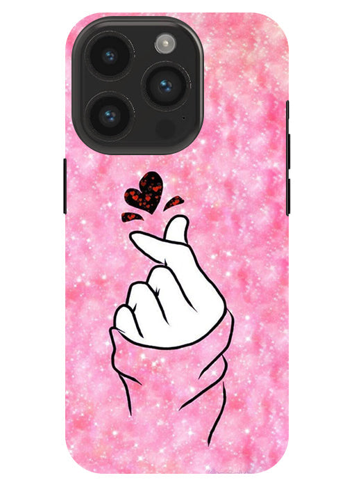 Finger Heart 1 Back Cover For  Apple Iphone 14 Pro