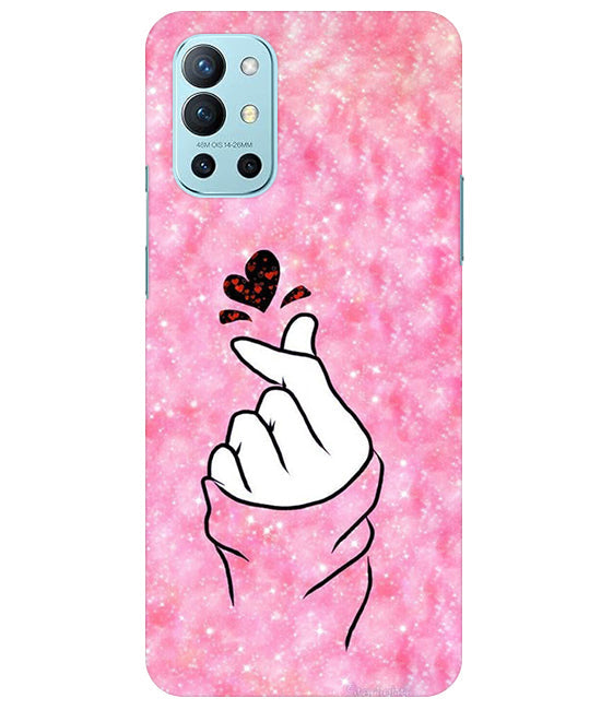 Finger Heart 1 Back Cover For  Oneplus 9R