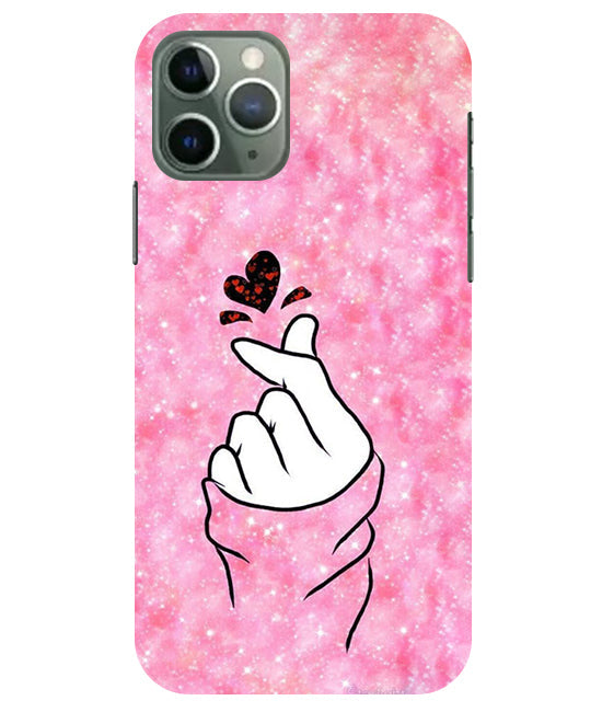 Finger Heart 1 Back Cover For  Apple Iphone 11 Pro