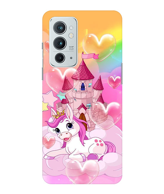 Cute Unicorn Design back Cover For  Oneplus 9RT