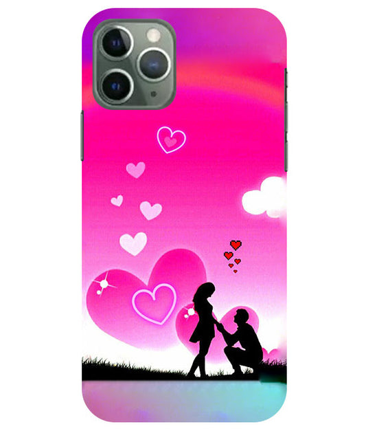 Beautiful Couple Propose  Back Cover For  Apple Iphone 11 Pro