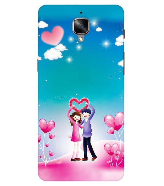 Couple Heart Back Cover For  Oneplus 3/3T