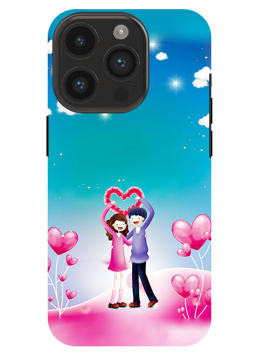 Couple Heart Back Cover For  Apple Iphone 14 Pro