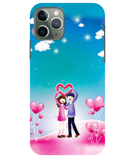 Couple Heart Back Cover For  Apple Iphone 11 Pro