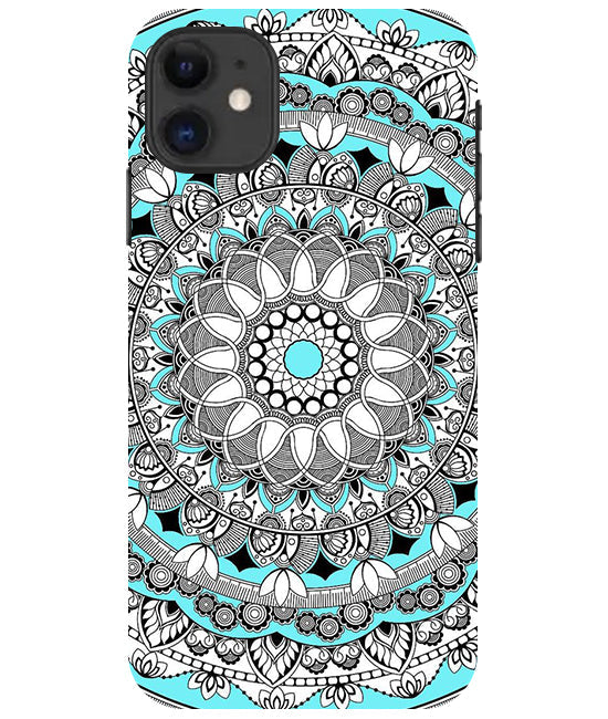 Mandala art Back Cover For  Apple Iphone 11