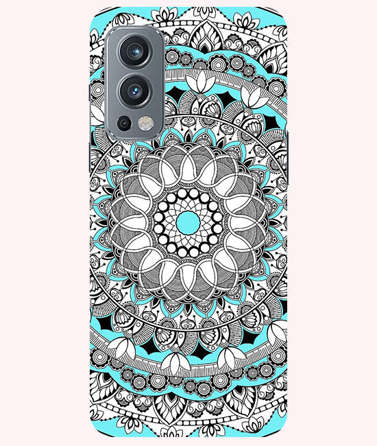 Mandala art Back Cover For  Oneplus Nord 2 5G