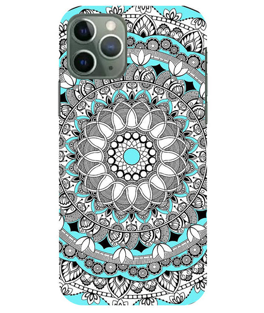 Mandala art Back Cover For  Apple Iphone 11 Pro