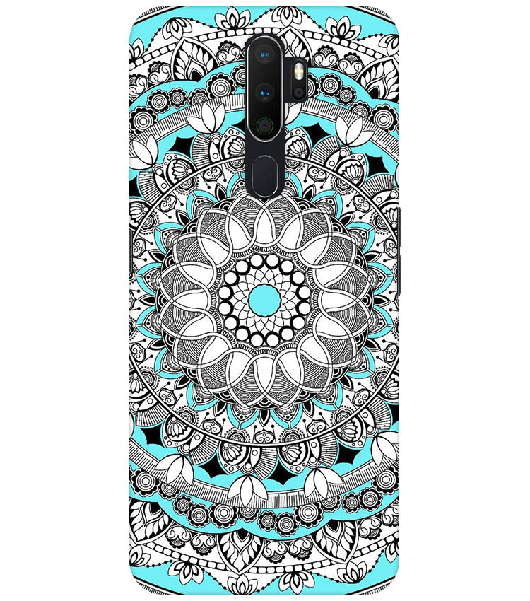 Mandala art Back Cover For  Oppo A9 2020