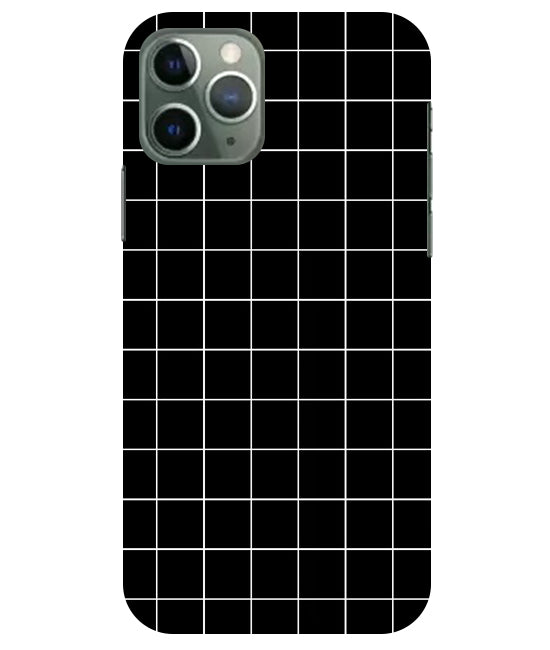Checkers Box Design Back Cover For   Apple Iphone 11 Pro Max