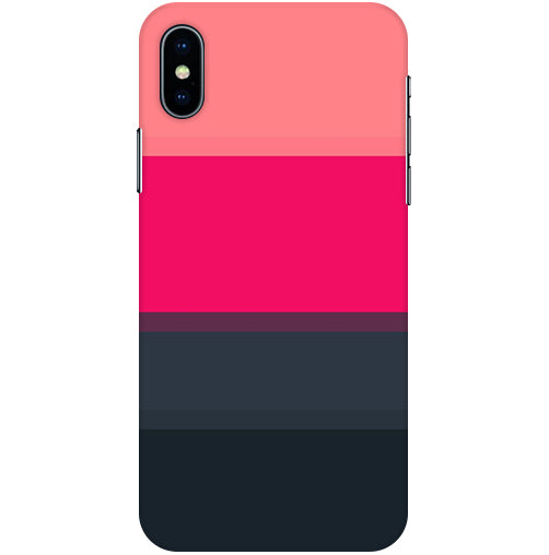 Colorful Stripes Back Cover For  Apple Iphone Xs