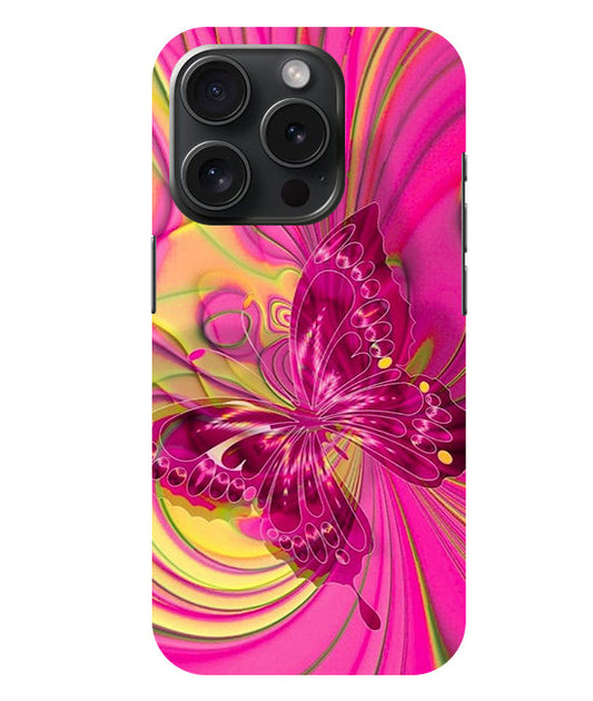 Butterfly 2 Back Cover For Apple Iphone 15 Pro