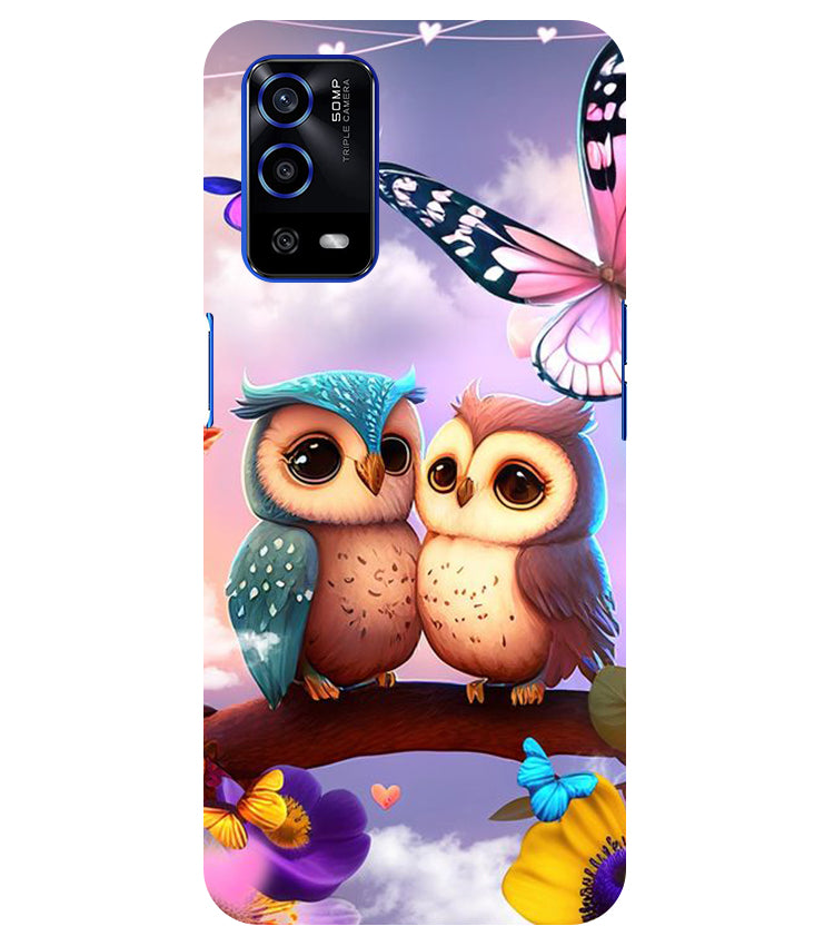 Owl Back Cover For  Oppo A55