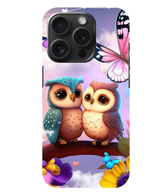 Owl Back Cover For  Iphone 15 Pro