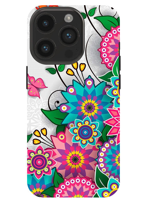 Flower Paint Back Cover For Apple Iphone 14 Pro Max