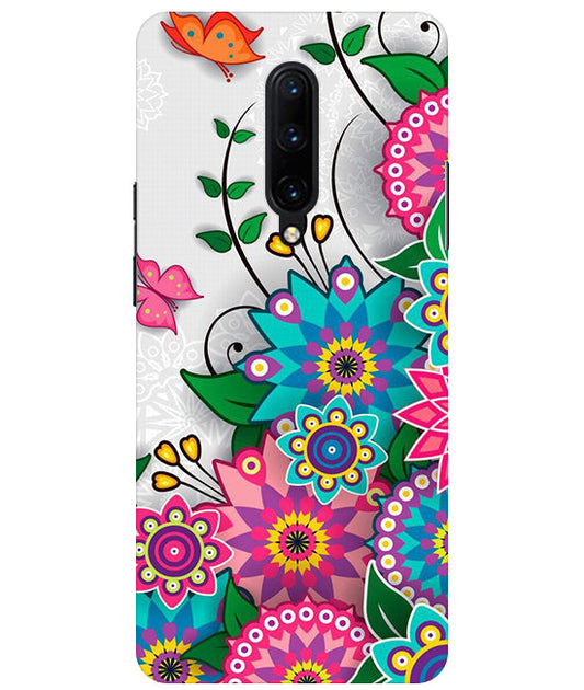 Flower Paint Back Cover For OnePlus 7 Pro