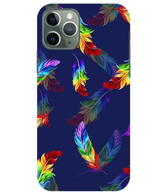 Multicolor Leaf Back Cover For  Apple Iphone 11 Pro Max